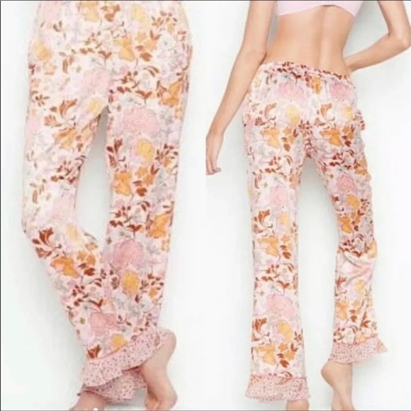 Victoria Secret Floral Flouncy PJ Set NWT